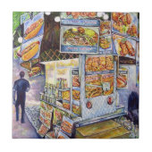 Buitengewone artistieke werkbelasting tegeltje (Voorkant)