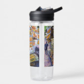 Buitengewone artistieke werkbelasting waterfles (Links)