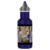 Buitengewone artistieke werkbelasting waterfles  (Links)