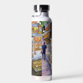 Buitengewone artistieke werkbelasting waterfles (Rechts)