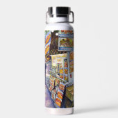 Buitengewone artistieke werkbelasting waterfles (Achterkant)