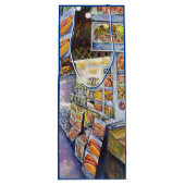 Buitengewone artistieke werkbelasting wijn cadeautas (Achterkant)