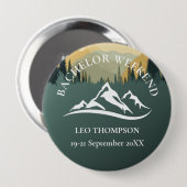 Buitengewone Avontuur Berg Bachelor Weekend Ronde Button 4,0 Cm (Voorkant /achterkant)
