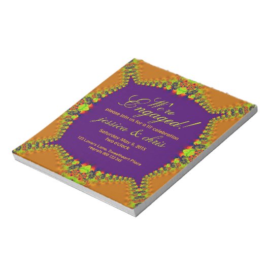 BUITENGEWONE BUITENGEBIED Verloving Notitieblok (Linkerzijde)