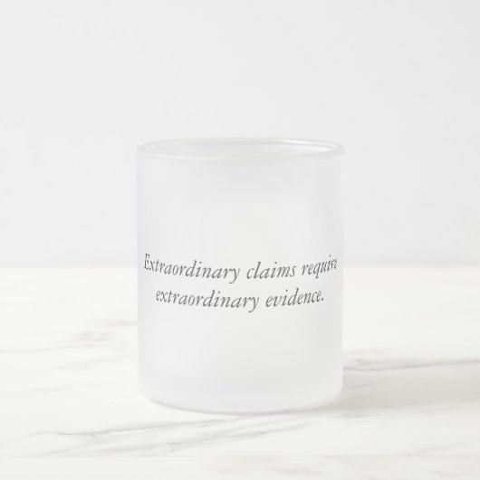 Buitengewone claims Mok glas (Center)