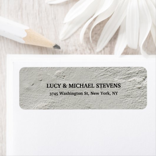 Buitengewone Creatieve Grijze Muur Stijlvolle Fami Etiket (Insitu)