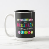 Buitengewone Mok van het bord van het Citaat van d (Links)