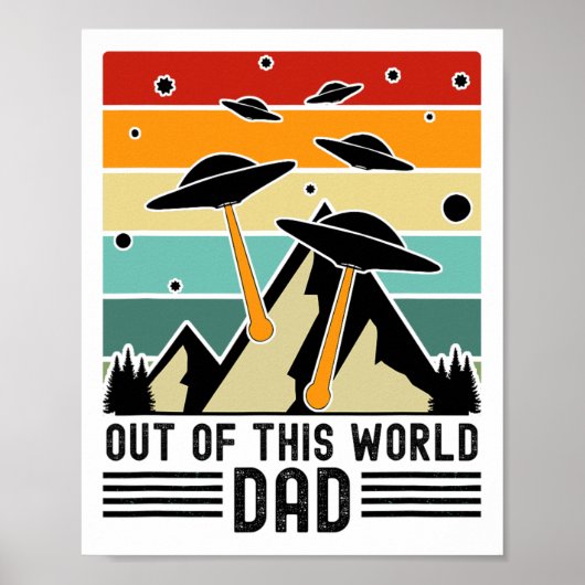 Buitengewone papa, Alien Vaderdag  Poster (Voorkant)