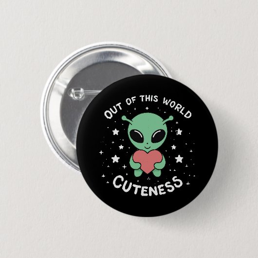 Buitengewone Schattigheid Ronde Button 5,7 Cm (Voorkant /achterkant)