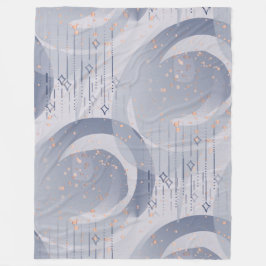 Buitengewoon Abstract Deco Vormen Patroon 1 Fleece Deken