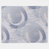 Buitengewoon Abstract Deco Vormen Patroon 1 Fleece Deken (Voorkant (Horizontaal))