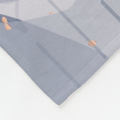 Buitengewoon Abstract Deco Vormen Patroon 1 Fleece Deken (Hoek)