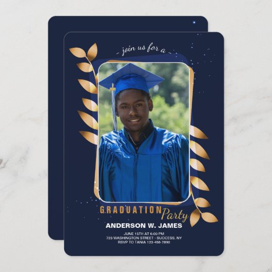 Buitengewoon Afstuderen fotoAfstuderen Kaart (Voorkant / Achterkant)