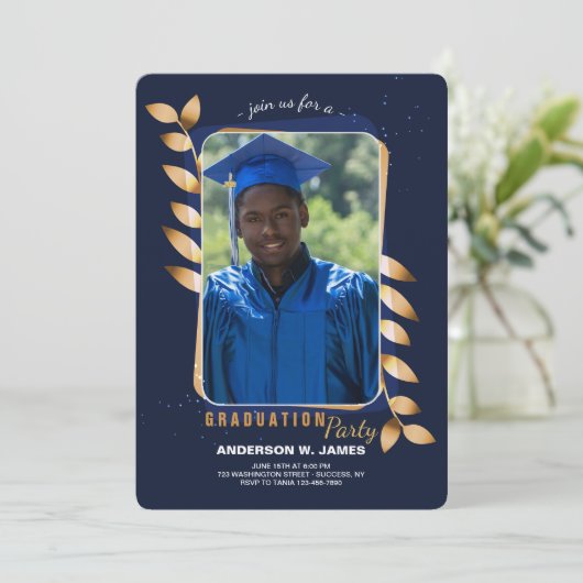 Buitengewoon Afstuderen fotoAfstuderen Kaart (Staand voorkant)