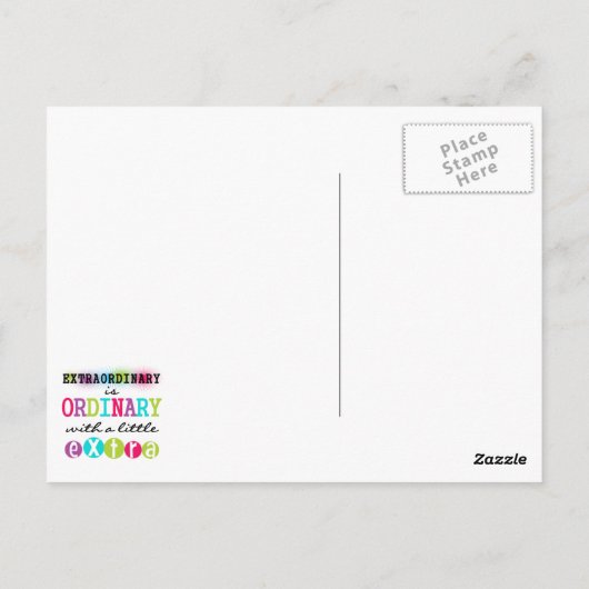 Buitengewoon Briefkaart (Achterkant)