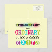 Buitengewoon Briefkaart (Voorkant / Achterkant)