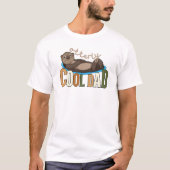 Buitengewoon cool Dad Otter Pun Vaderdag T-shirt (Voorkant)