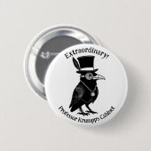 Buitengewoon! grote knop ronde button 5,7 cm (Voorkant /achterkant)