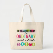 Buitengewoon Grote Tote Bag (Voorkant)