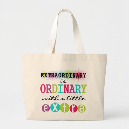 Buitengewoon Grote Tote Bag (Voorkant)