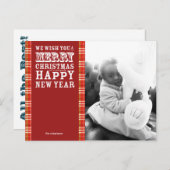Buitengewoon Happy Holiday Photo Briefkaart (Voorkant / Achterkant)