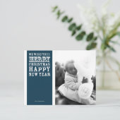 Buitengewoon Happy Holiday Photo Briefkaart (Staand voorkant)