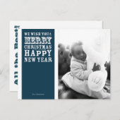 Buitengewoon Happy Holiday Photo Briefkaart (Voorkant / Achterkant)