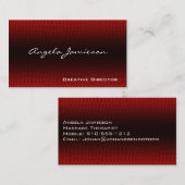 Buitengewoon leder Moderne professionele Visitekaa Visitekaartje (Voorkant / Achterkant)