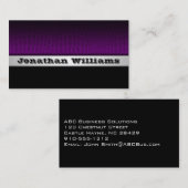 Buitengewoon leder Moderne professionele Visitekaa Visitekaartje (Voorkant / Achterkant)