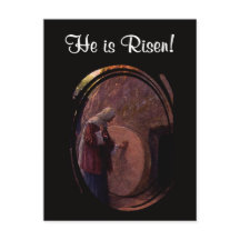 Buitengewoon Mary Magdalene bij Jezus Lege Tomb