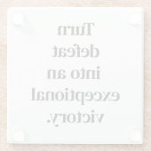 Buitengewoon Onderzetter van overgebleven glas (Achterkant)