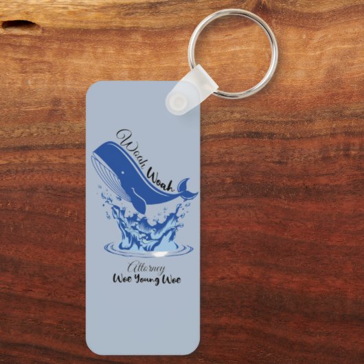 Buitengewoon procureur Woo speciale Sleutelhanger (Achterkant)