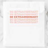 Buitengewoon Rechthoekige Sticker (Tas)