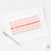 Buitengewoon Rechthoekige Sticker (Envelop)