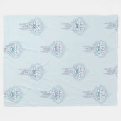 Buitengewoon Spiritueel symboolpatroon 1 Fleece Deken (Voorkant (Horizontaal))