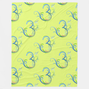 Buitengewoon Spiritueel symboolpatroon 3 Fleece Deken