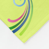 Buitengewoon Spiritueel symboolpatroon 3 Fleece Deken (Hoek)