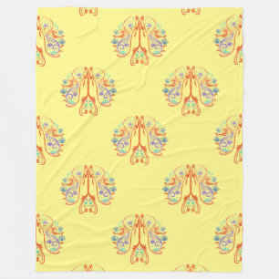 Buitengewoon Spiritueel symboolpatroon 6 Fleece Deken