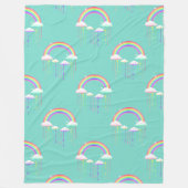 Buitengewoon Spiritueel symboolpatroon 7 Fleece Deken (Voorkant)