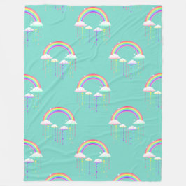 Buitengewoon Spiritueel symboolpatroon 7 Fleece Deken