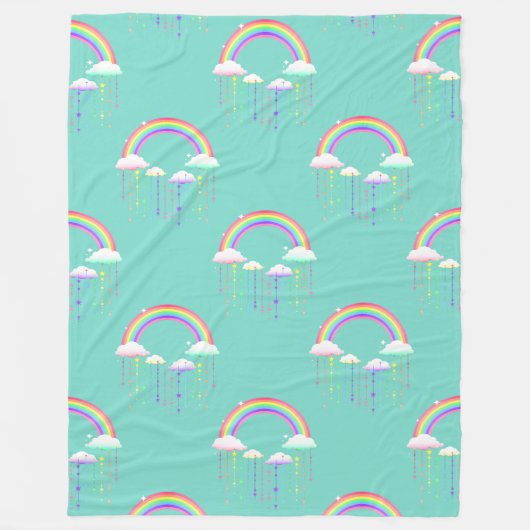 Buitengewoon Spiritueel symboolpatroon 7 Fleece Deken (Voorkant)