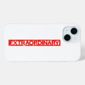 Buitengewoon stempel Case-Mate iPhone case (Achterkant (horizontaal))