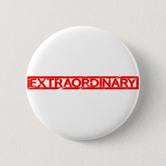 Buitengewoon stempel ronde button 5,7 cm (Voorkant)