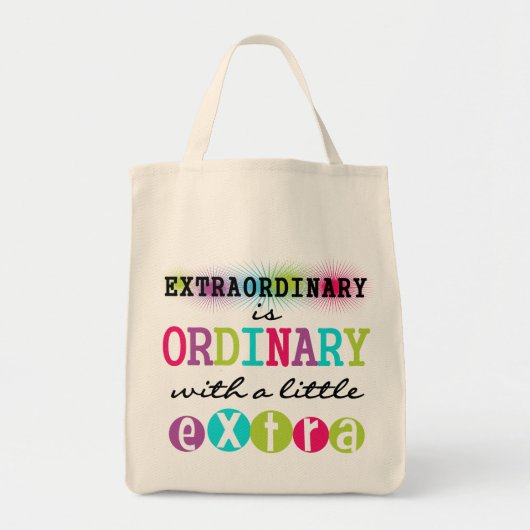 Buitengewoon Tote Bag (Voorkant)