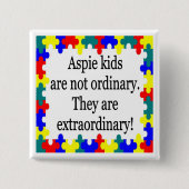 Buitengewoon Vierkante Button 5,1 Cm (Voorkant)