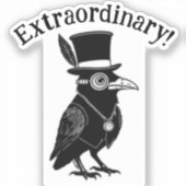 Buitengewoon! Vierkante sticker (Voorkant)