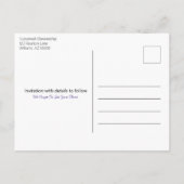 Buitengezinshereniging sparen de datum Sjabloon (Achterkant)