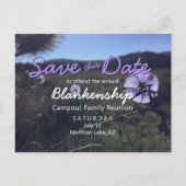 Buitengezinshereniging sparen de datum Sjabloon (Voorkant)