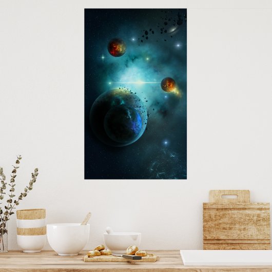 Buitengrenzen Poster (Keuken)