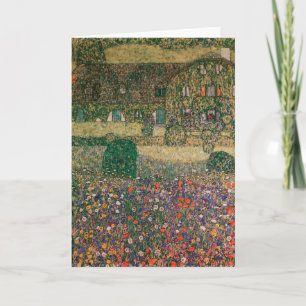 Buitenhuis door Attersee, c.1914 Kaart